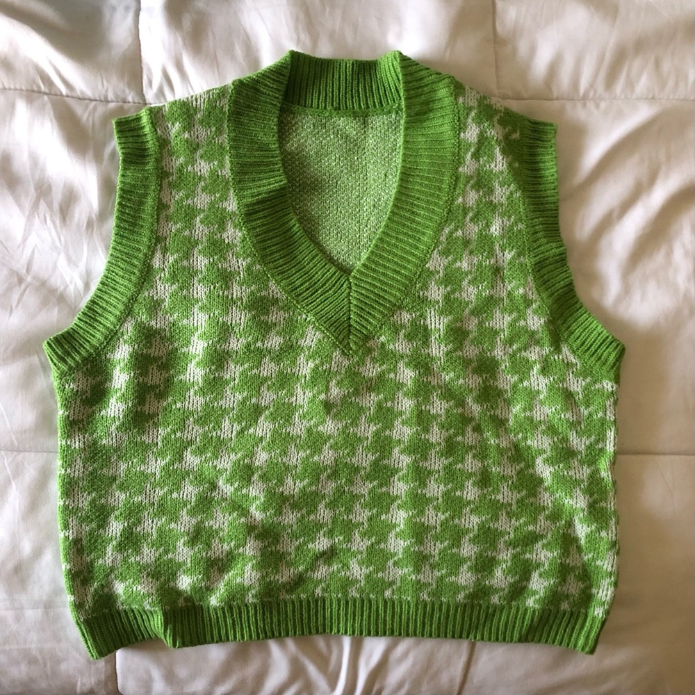 Lime green vest